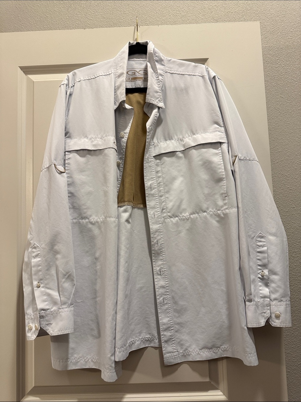 Gameguard white original microfiber long sleeve shirt